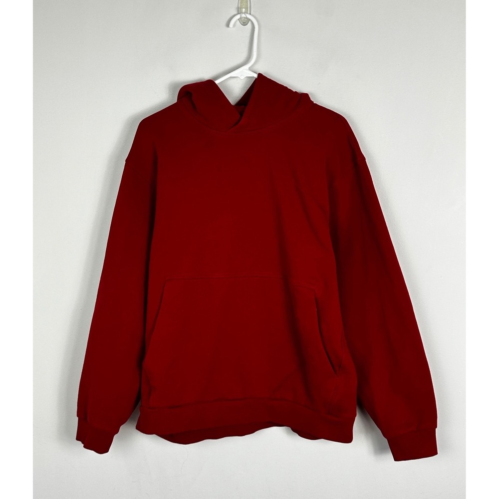 Lululemon Steady State Hoodie Mens Sz Large Red 2024 Pullover LM3FAES Sweatshirt